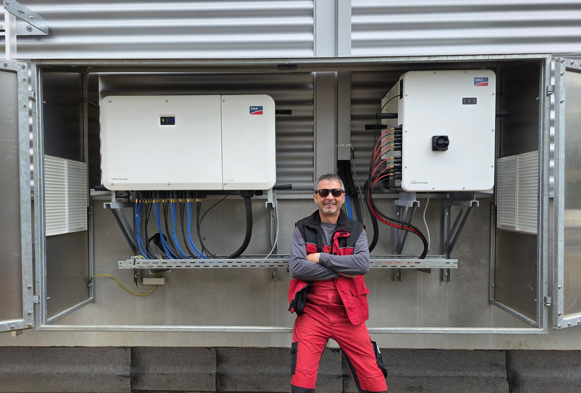 Wechselrichter für eine 160kWp Industrieanlage