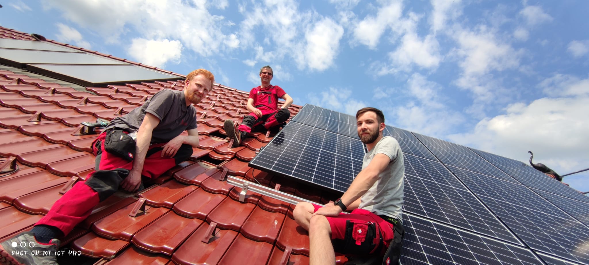 Unser Team bei der Montage