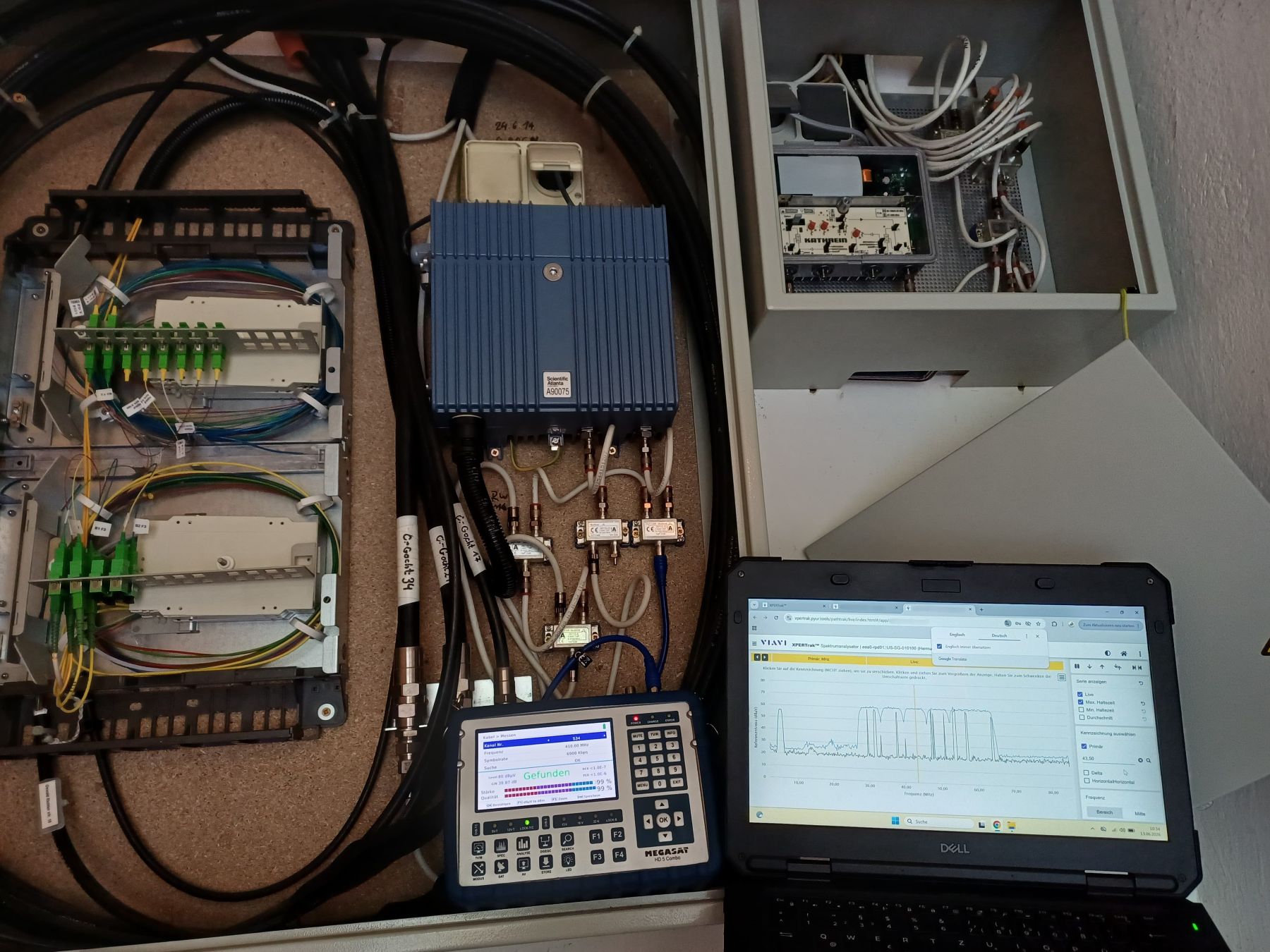 Konfiguration des Sat-Signals